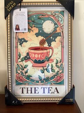 'NEW Sapna Shah The Tea' Framed Wall Art